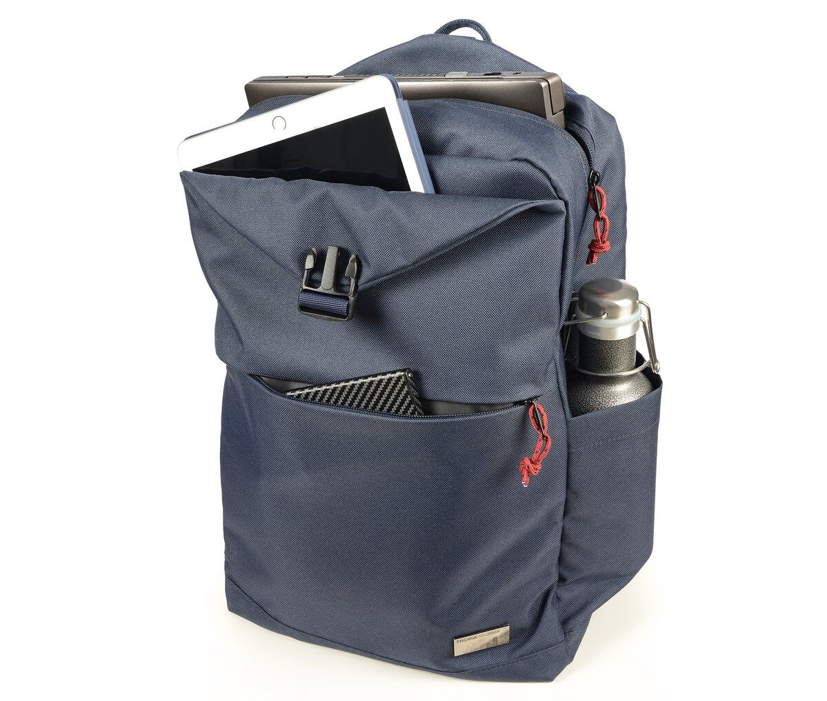 Mochila Troika con compartimento capacidad 10kg. Azul oscuro6