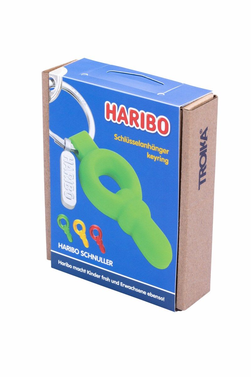 Llavero Troika Haribo Schnuller color verde5