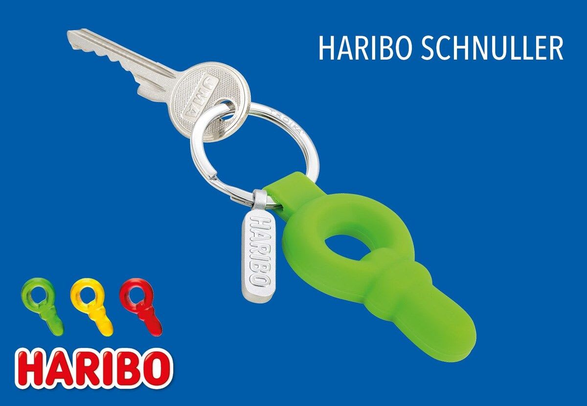 Llavero Troika Haribo Schnuller color verde4