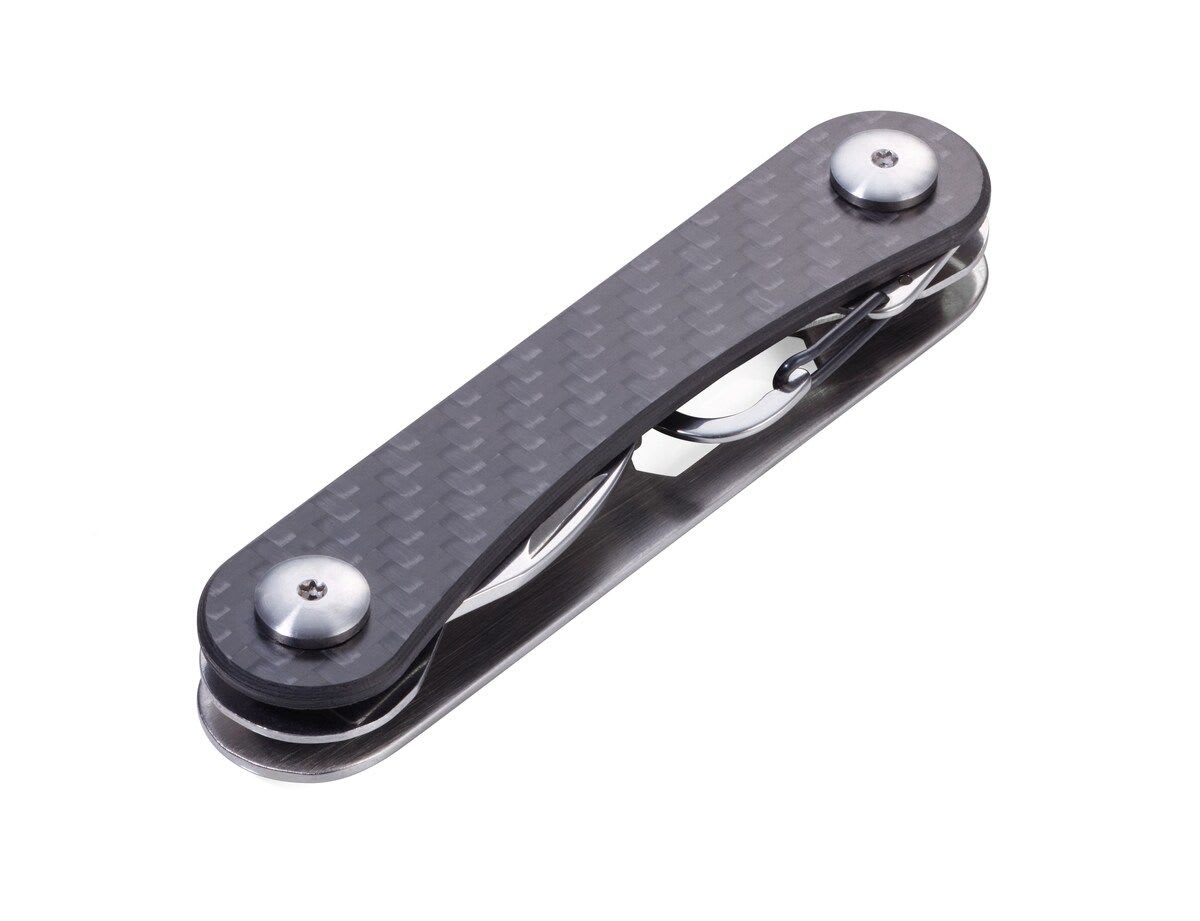 Organizador Troika  de 6 llaves acero inoxidable plateado5