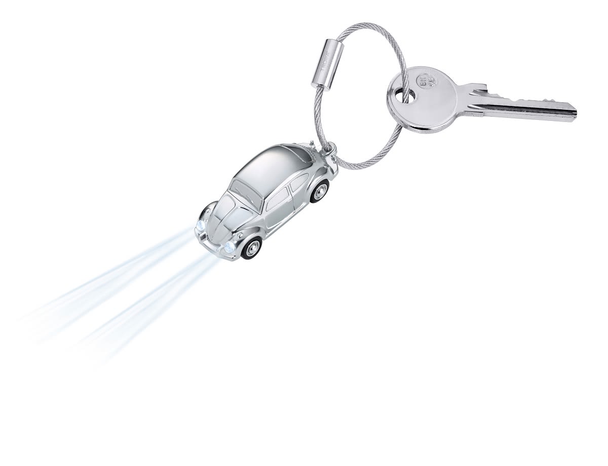 Llavero Troika, Diseño Beetle Volkswagen, Material de acero4