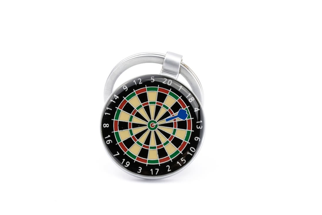 Llavero Troika, diseño Dardos, material de acero1