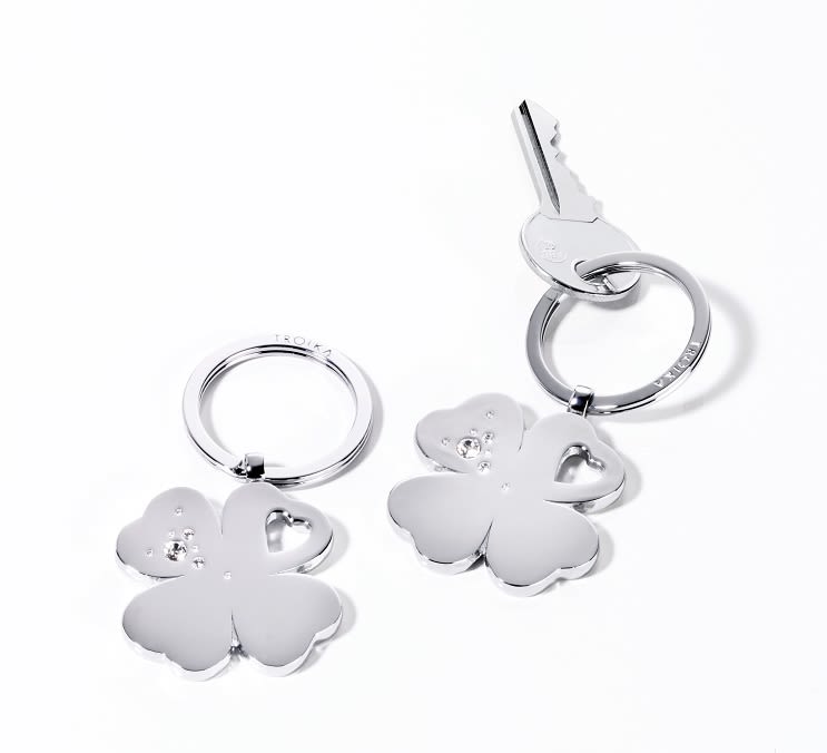 Llavero Troika Trébol 4 Hojas SWAROVSKI 1