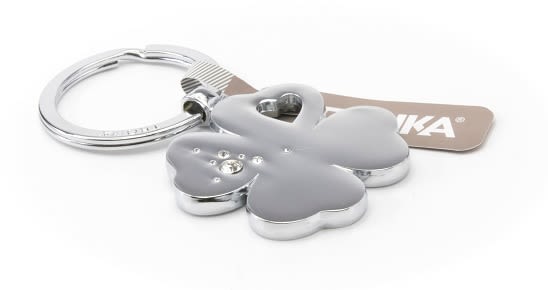 Llavero Troika Trébol 4 Hojas SWAROVSKI 5