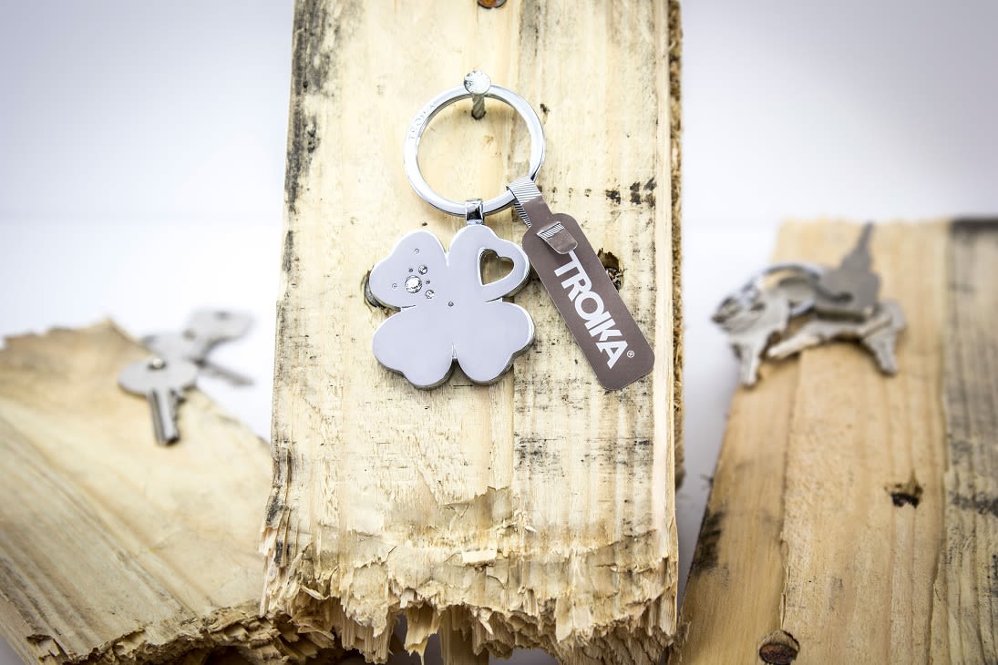 Llavero Troika Trébol 4 Hojas SWAROVSKI 4