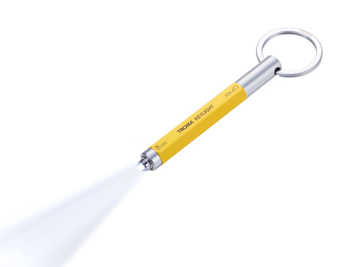 Llavero Troika linterna y micro-bolígrafo multitarea1
