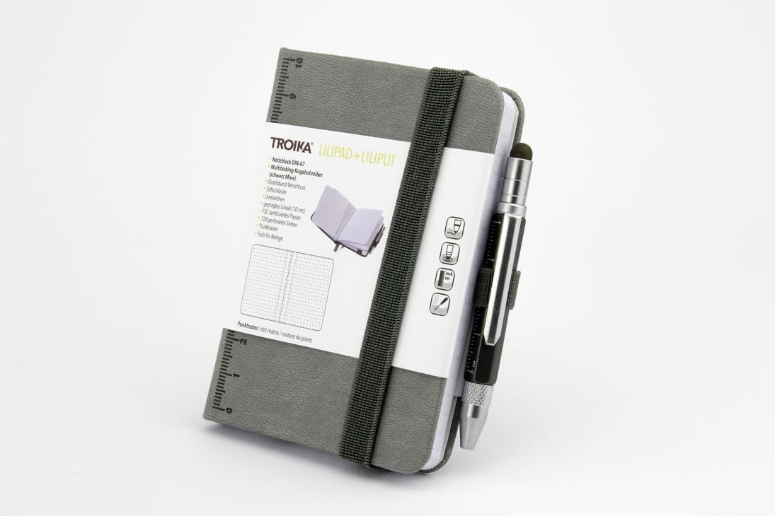 Bloc de notas Troika DIN A7 incl. Bolígrafo + repuesto2