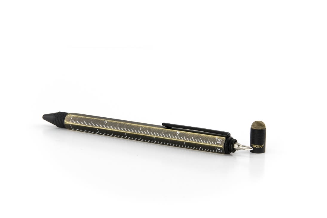 Boligrafo Troika Construcción multifuncional  Original  Negro-Dorado1