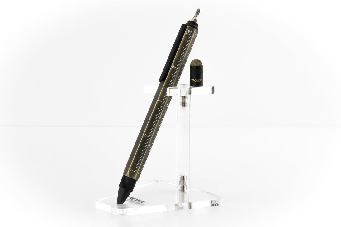 Boligrafo Troika Construcción multifuncional  Original  Negro-Dorado2