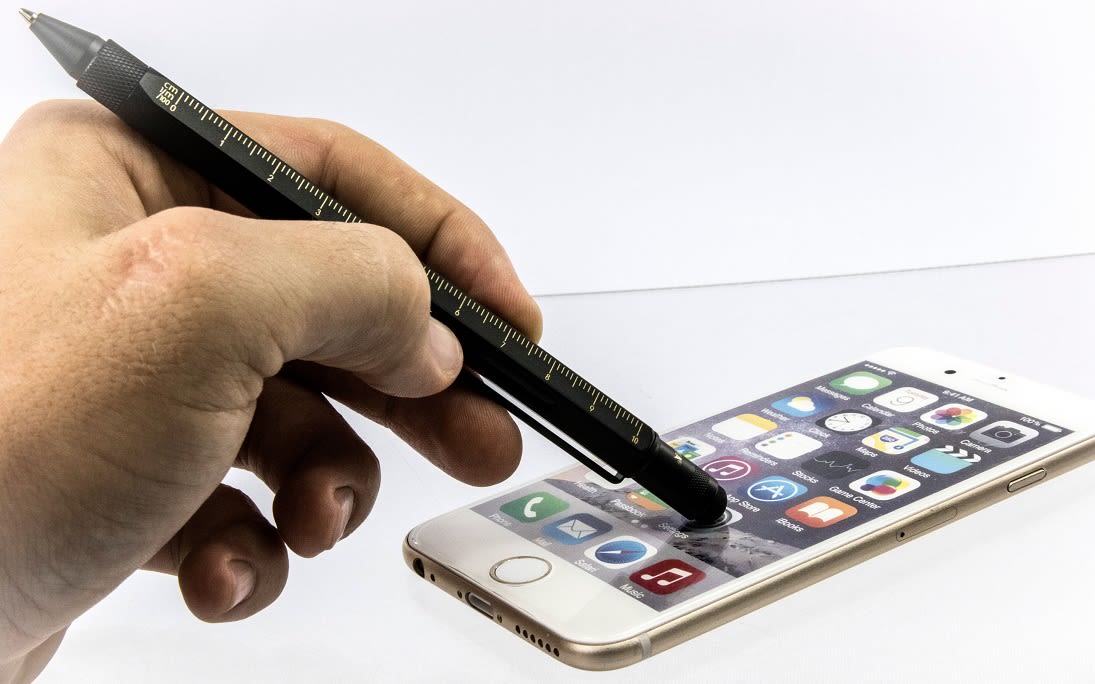 Boligrafo Troika Construcción multifuncional  Original  Dorado-Negro5