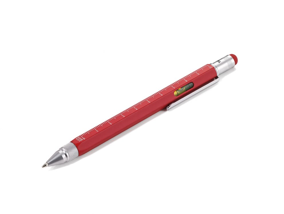 Boligrafo Troika Construcción multifuncional  Original  rojo2