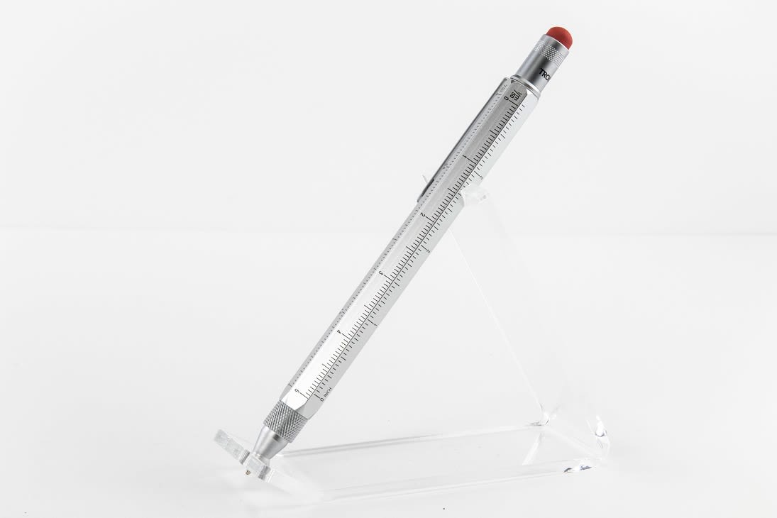 Boligrafo Troika Construcción multifuncional  Original Plata/Rojo3