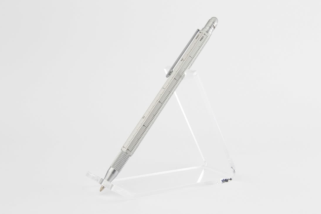 Boligrafo Troika Construcccion multifuncional  Slim Plateado2