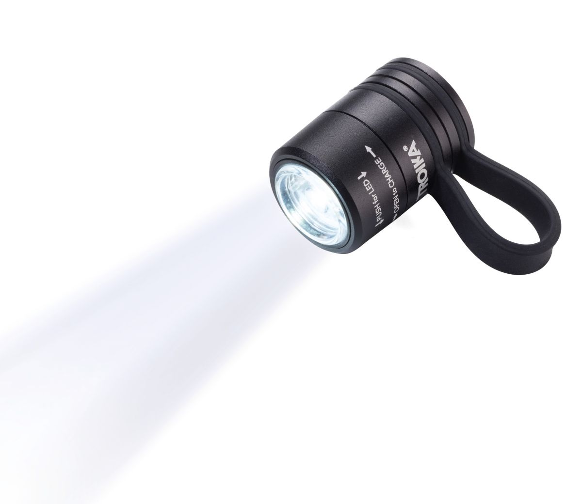 Linterna Troika, luz deportiva y de seguridad, con imán fuerte para la fijación.2