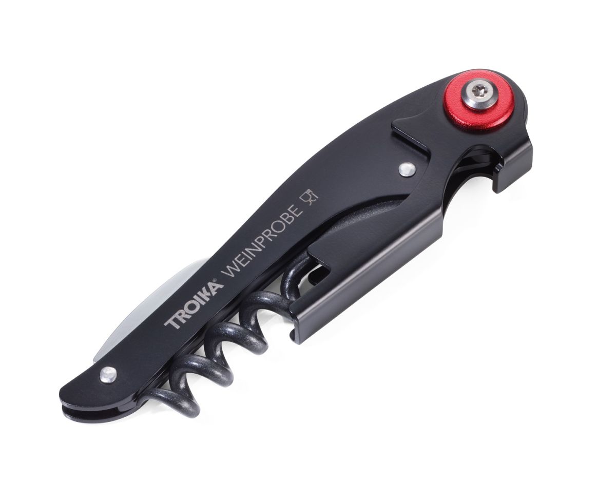 Set de vino Troika con sacacorchos de camarero y tapón3