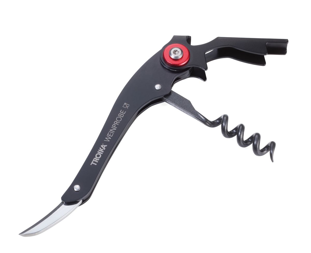 Set de vino Troika con sacacorchos de camarero y tapón4