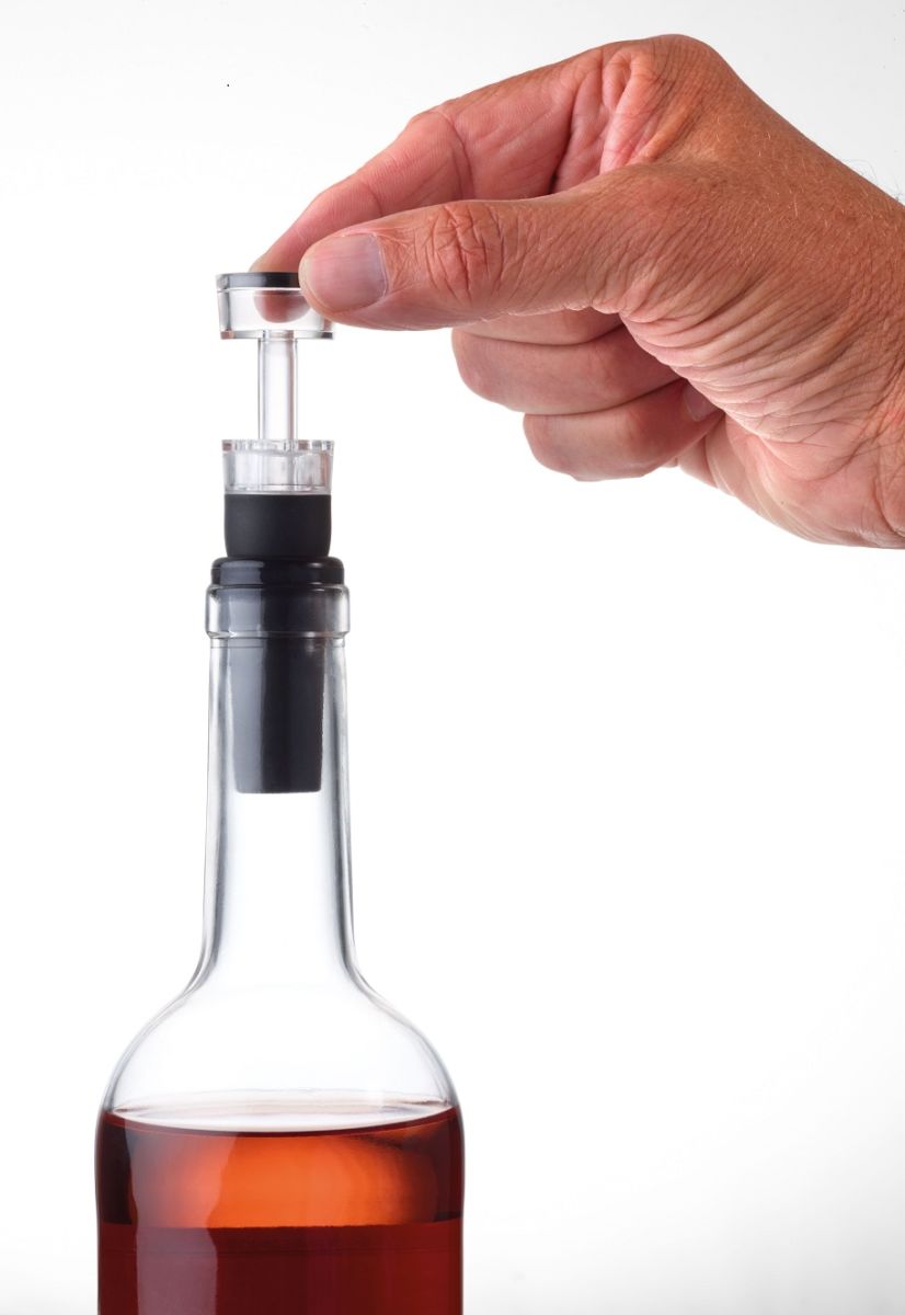 Set de vino Troika con sacacorchos de camarero y tapón2