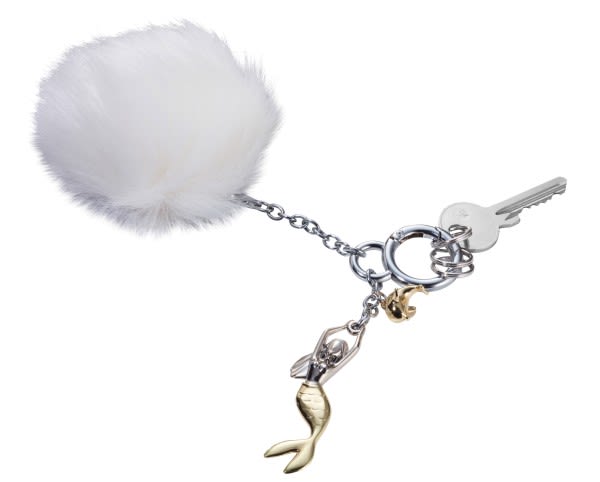 Llavero Troika diseño Colgante Sirena Pompón1