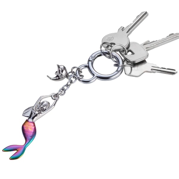 Llavero Troika Diseño Colgante Sirena Delfín2