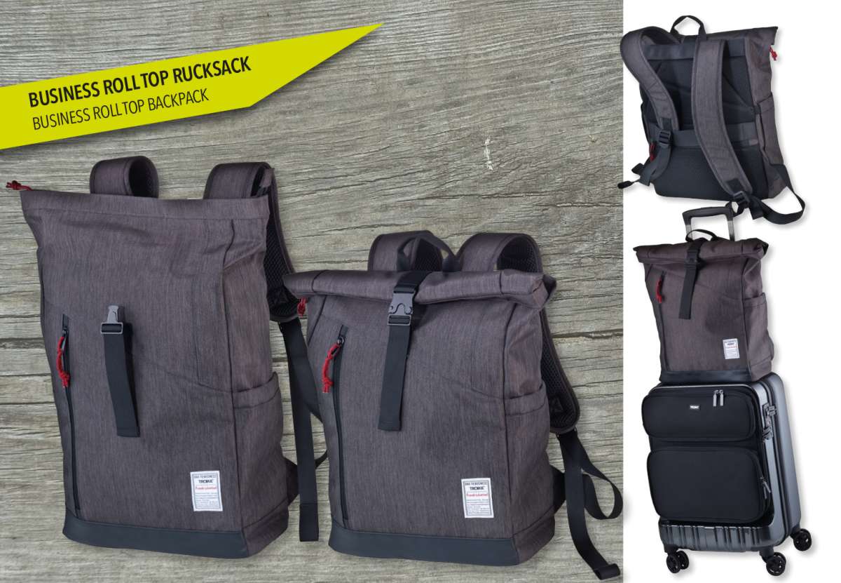 Mochila roll-top TROIKA  BUSINESS ROLL TOP8