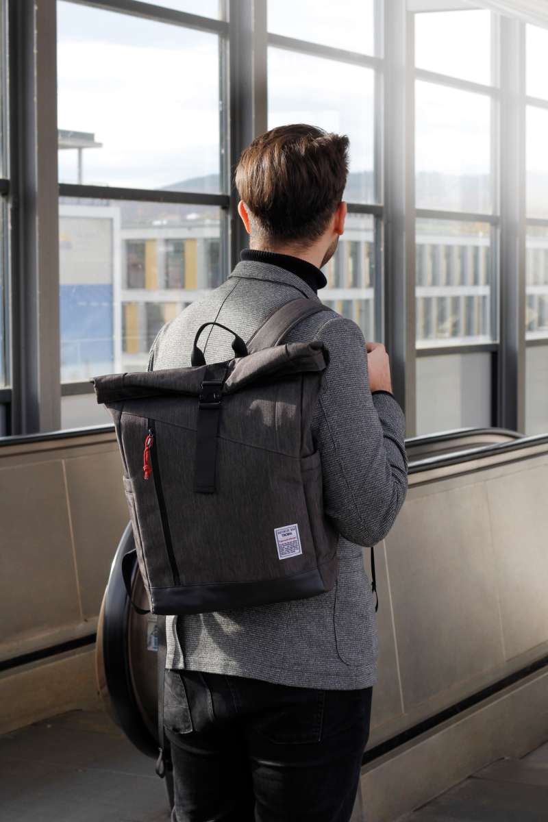 Mochila roll-top TROIKA  BUSINESS ROLL TOP7