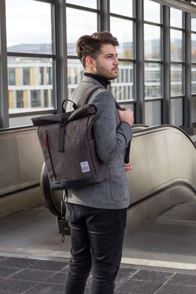 Mochila roll-top TROIKA  BUSINESS ROLL TOP6