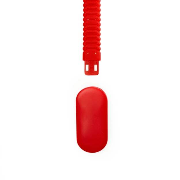 Luz De Lectura Kikkerland  Clip De Libro Rojo Recargable3