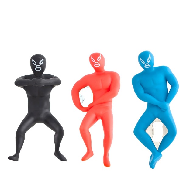 Destapador de Botella Kikkerland Luchador1