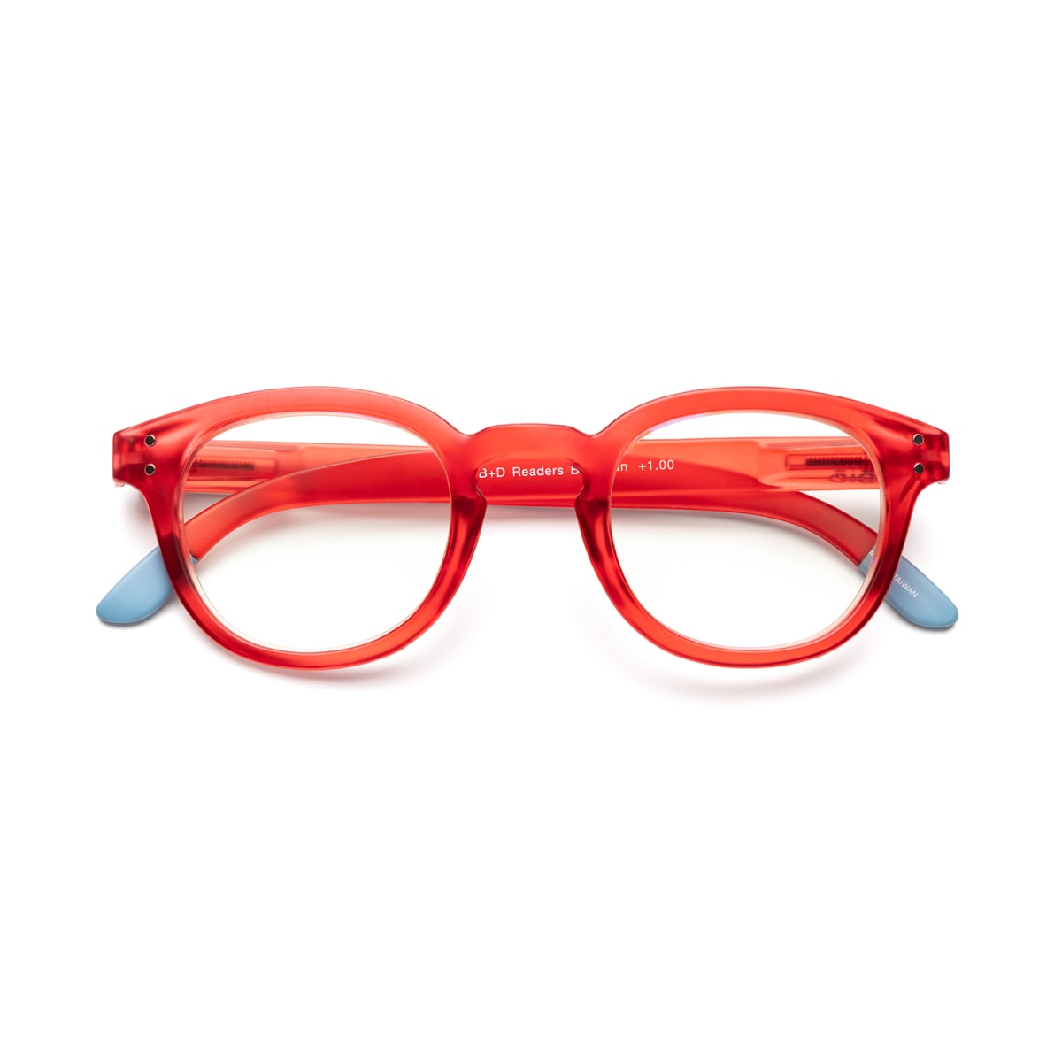 B+D BLUE BAN READER - MATT RED1