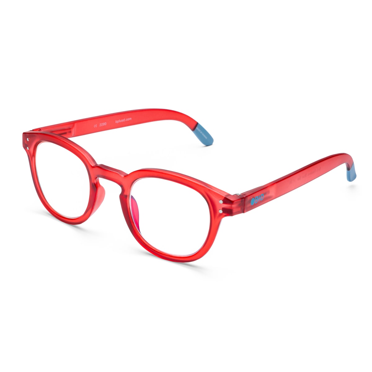 B+D BLUE BAN READER - MATT RED2