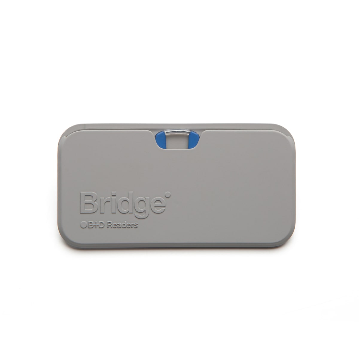 B+D BRIDGE READER - MATT BLUE2