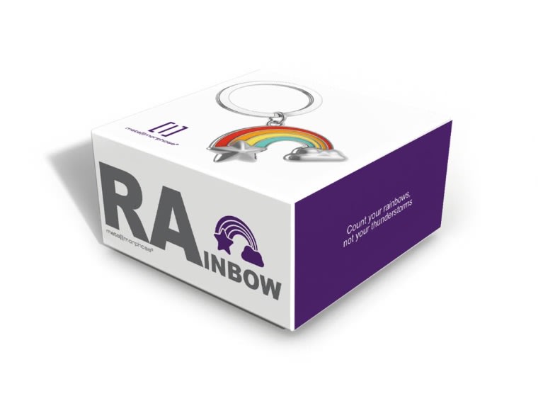 Metalmorphose® Llavero Vectorbox - Arcoíris4