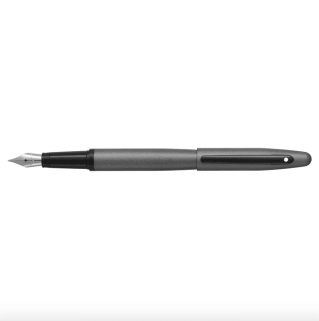 Pluma Fuente Sheaffer VFM Gris Mate BT punto mediano (SHFER)3