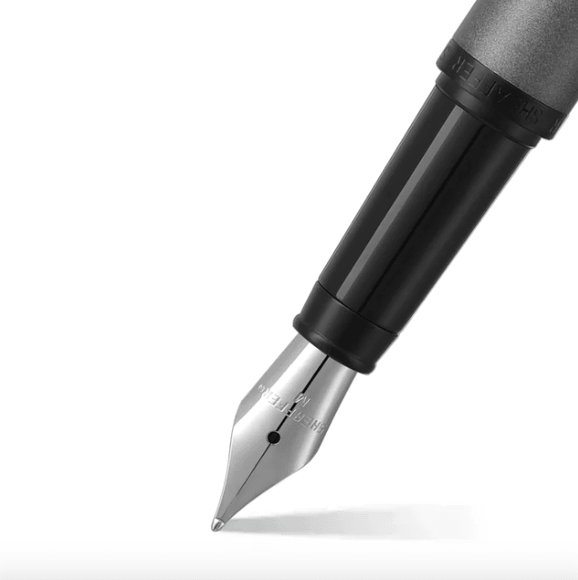 Pluma Fuente Sheaffer VFM Gris Mate BT punto mediano (SHFER)2