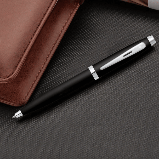 Bolígrafo Sheaffer Serie 100 Negro/Plata5