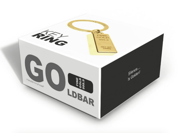 Llavero Metalmorphose Barra de Oro (MTM)3