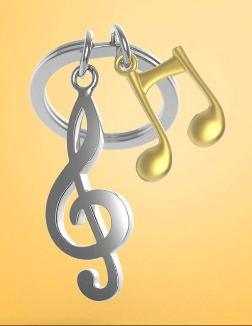 Llavero Metalmorphose llaves musicales (MTM)4