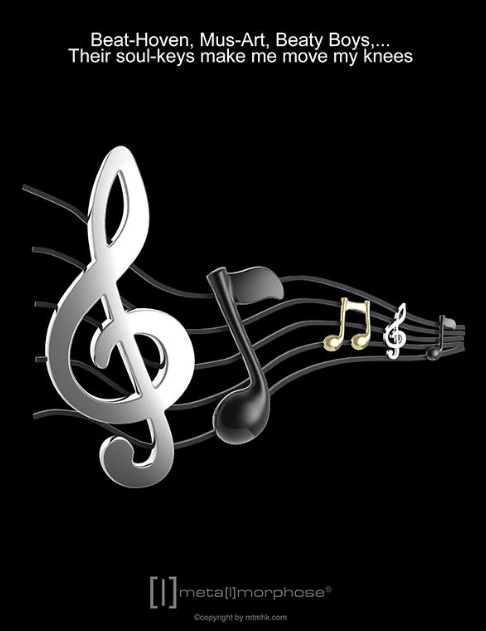 Llavero Metalmorphose llaves musicales (MTM)5