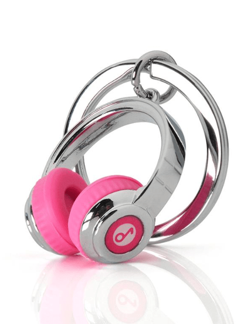Llavero Metalmorphose audífonos Rosados (MTM)3