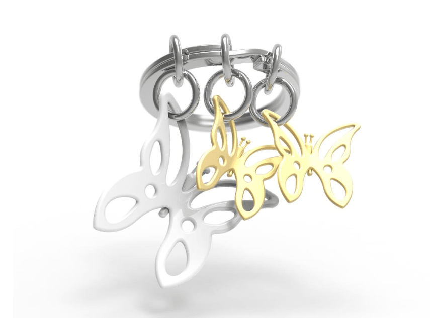 Llavero Metalmorphose Mariposas (MTM)1