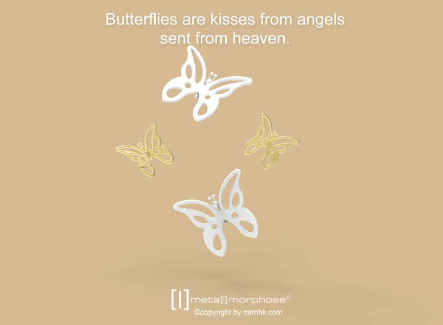 Llavero Metalmorphose Mariposas (MTM)3