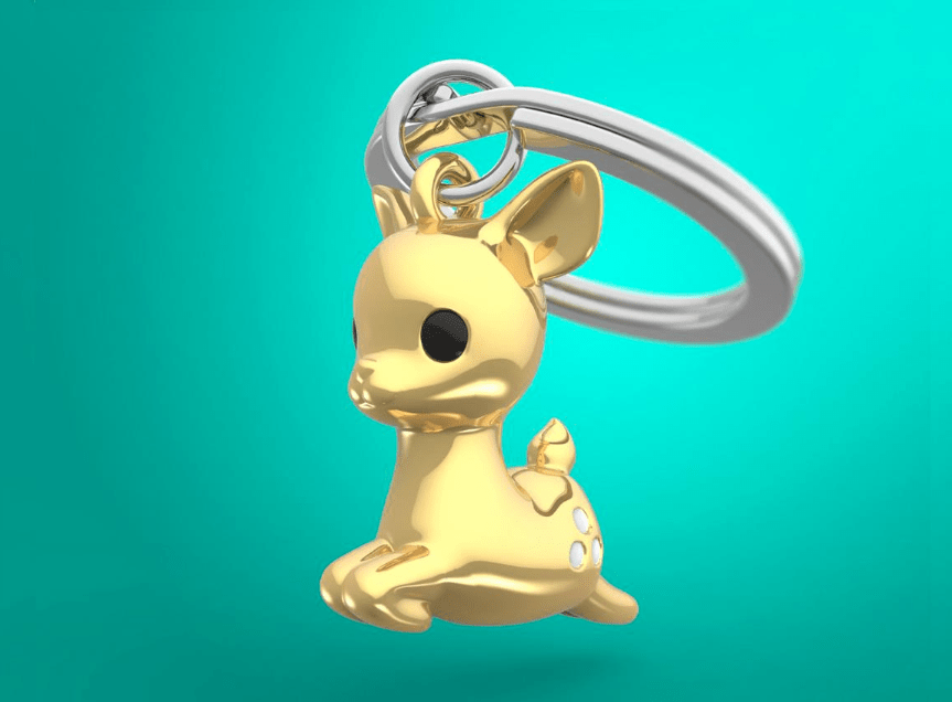 Llavero Metalmorphose Ciervo Dorado (MTM)2