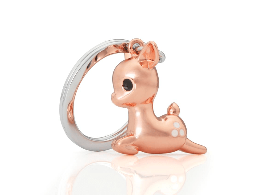 Llavero Metalmorphose Ciervo Oro Rosa (MTM)3