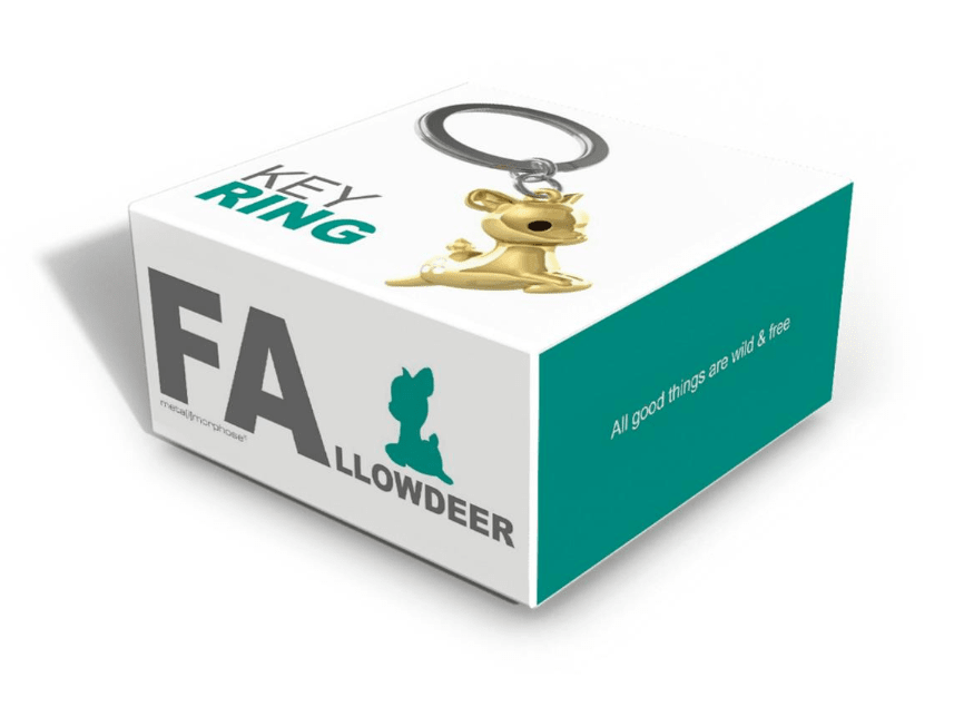 Llavero Metalmorphose Ciervo Oro Rosa (MTM)5