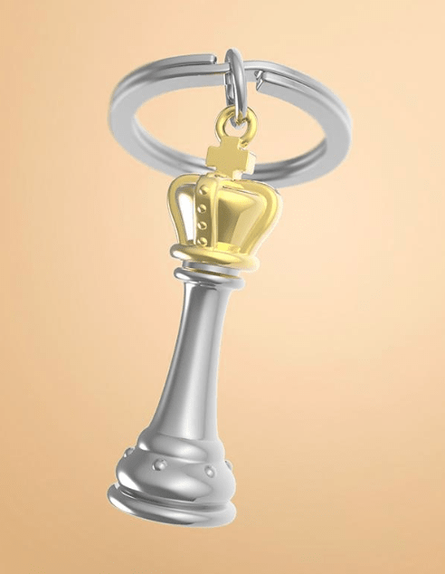 Llavero Metalmorphose Rey, Ajedrez (MTM)2
