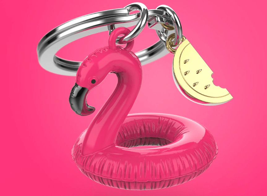 Llavero Metalmorphose Flamenco de Verano (MTM)2