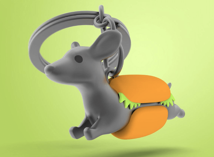 Llavero Metalmorphose Hotdog (MTM)2