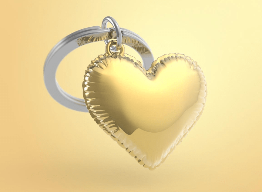 Llavero Metalmorphose Corazón (MTM)2