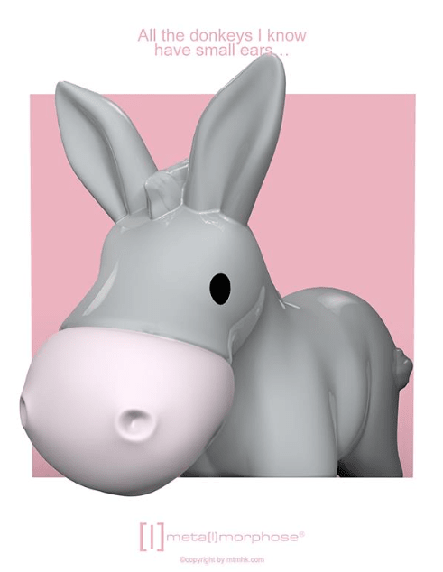 Llavero Metalmorphose Burro (MTM)3