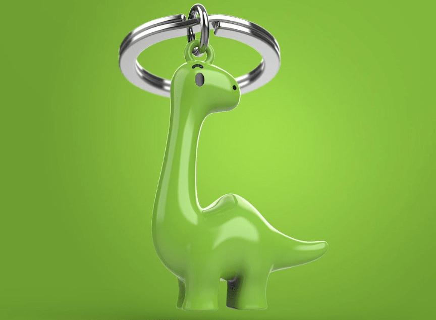 Llavero Metalmorphose Dinosaurio Verde (MTM)2